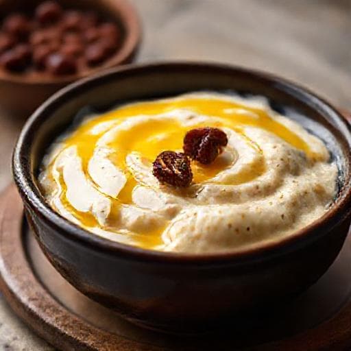 عصيدة جنوبية باللبن والسمن