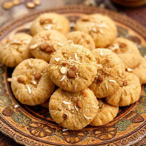 غريبة الدرابيل باللوز وجوز الهند