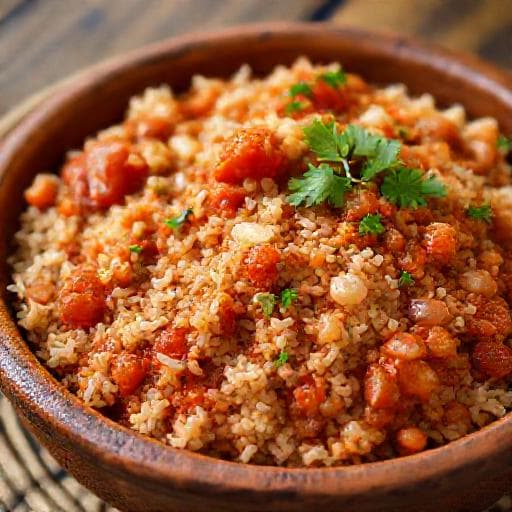 برغل بالبندورة التقليدي