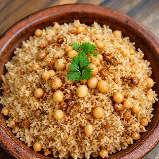 برغل بالحمص التقليدي