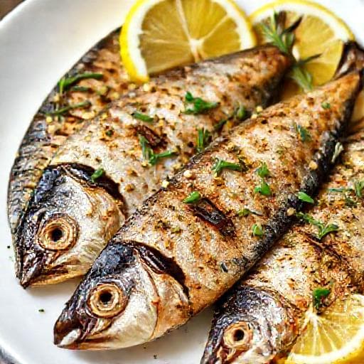 Quick Garlic-Herb Grilled Sardines