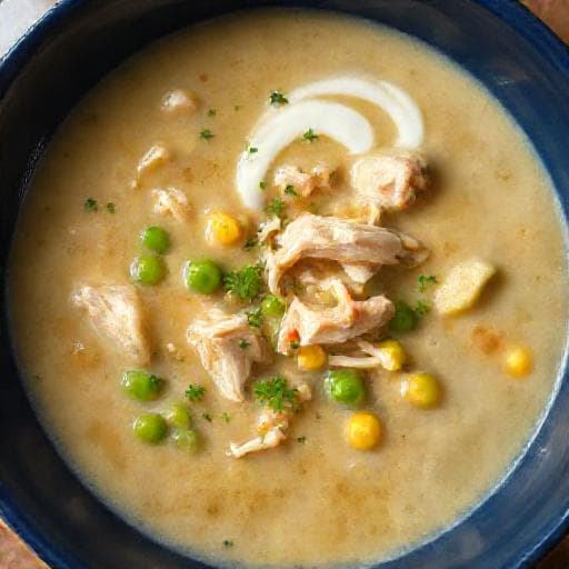 Creamy Chicken and Vegetable Soup (Regional Twist)