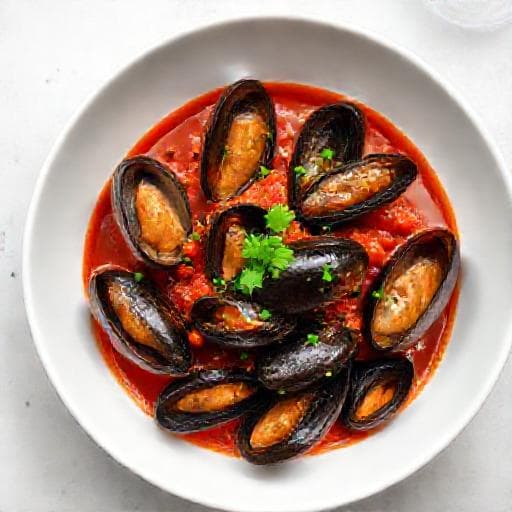 Quick Mussels in Tomato Sauce