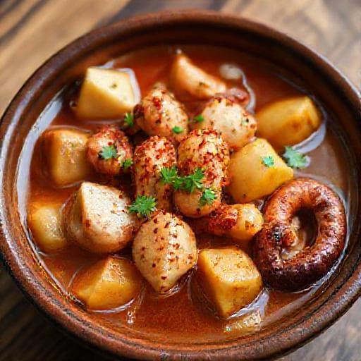 Octopus Stew with Potatoes and Smoked Paprika (Galician Style)
