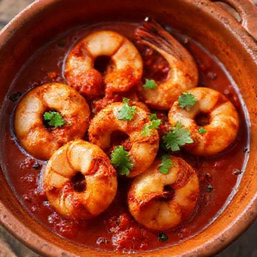 Spicy Shrimp with Smoked Paprika Tomato Sauce
