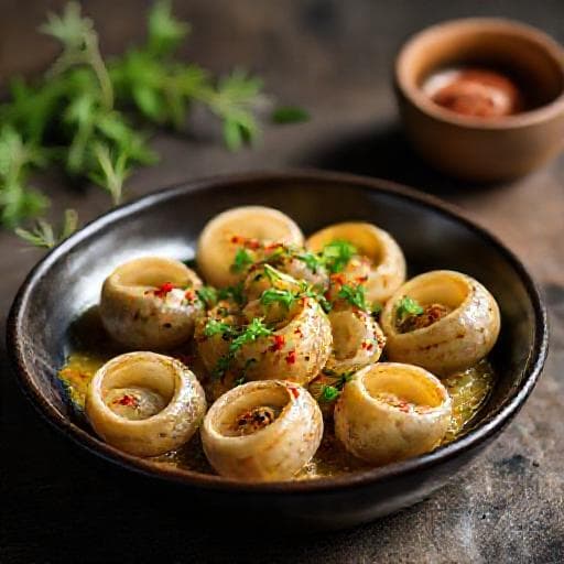 Rapani s Maslo with Herbs and Chili