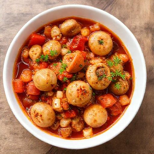 Quick Rapani po Burgaski with Canned Whelks