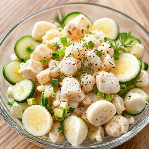 Classic Salad with Whelks (Салата с рапани)