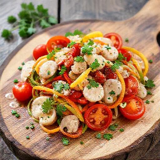 Whelk Salad with Vegetables and Herbs (Regional Twist)