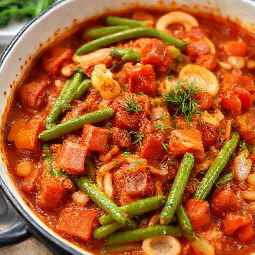 Quick Weeknight Green Bean Plakia