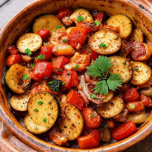 Traditional Zucchini Plakiya (Плакия от тиквички)