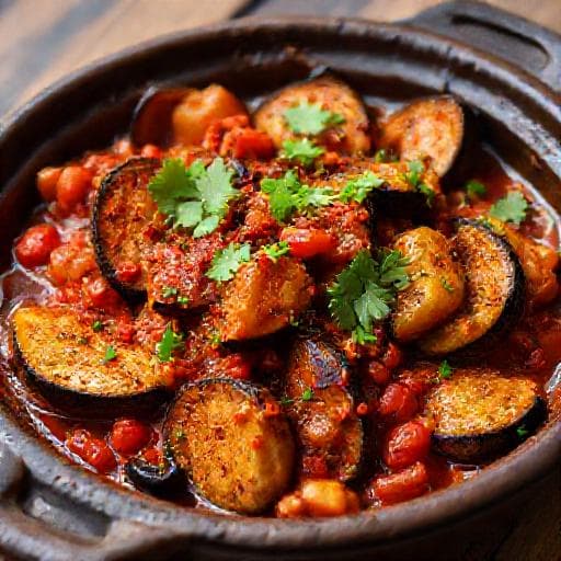 Spicy Eggplant Plakiya with Smoked Paprika