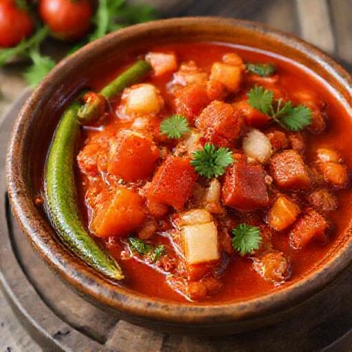Classic Okra with Tomatoes (Бамя с домати)