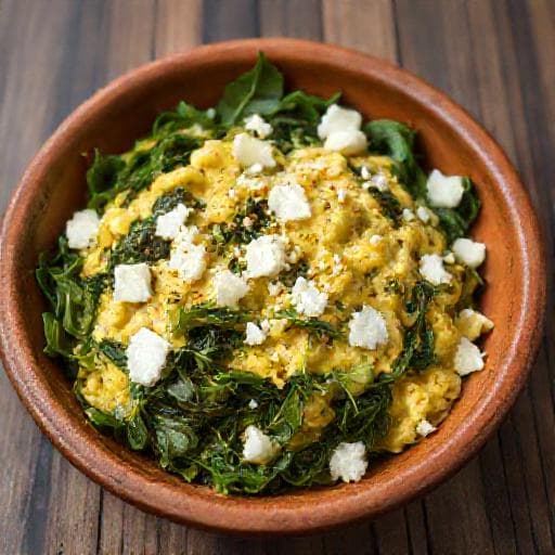 Quick Nettle and Egg Scramble