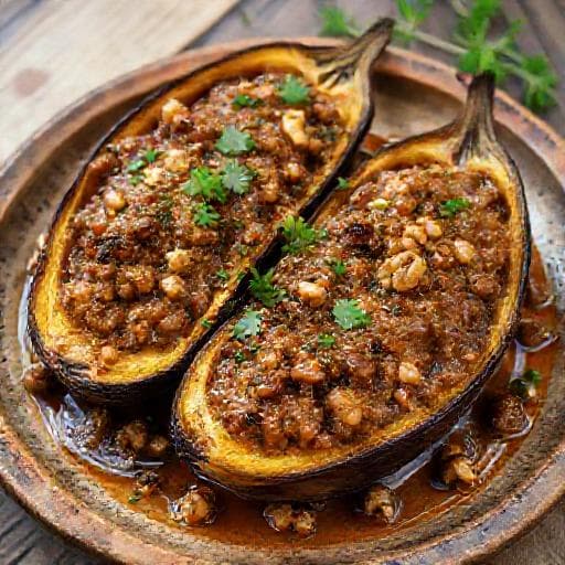 Patladzhani s Orekhov Sos (Classic Eggplant with Walnut Sauce)