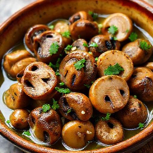 Манатарки в масло (Classic Porcini Mushrooms in Butter)