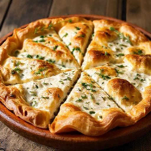 Kutmach with Sirene and Herbs (Regional Twist)