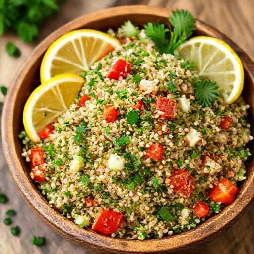 Quick Quinoa Tabbouleh
