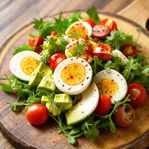 Quick Avocado and Egg Salad