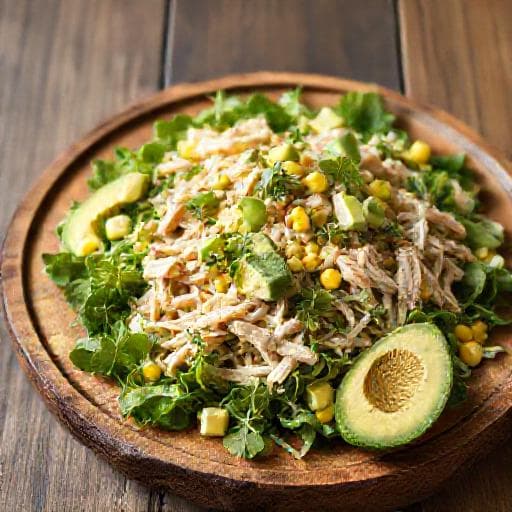 Quick Chicken and Avocado Salad