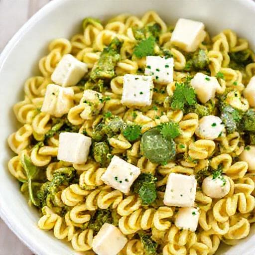 Quick Pesto Pasta Salad