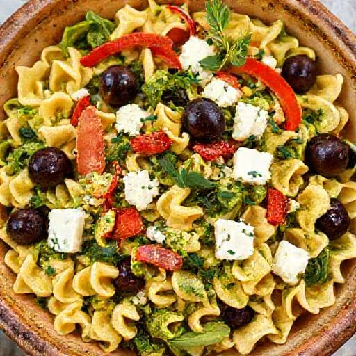 Mediterranean Pesto Pasta Salad