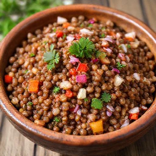 Classic Bulgarian Lentil Salad (Salata ot Leshta)
