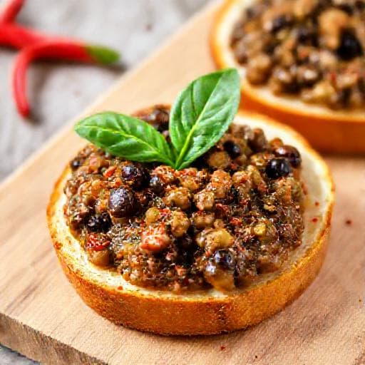 Spicy Olive and Anchovy Paste