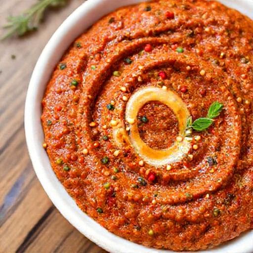 Mediterranean Lentil Pâté with Roasted Red Peppers