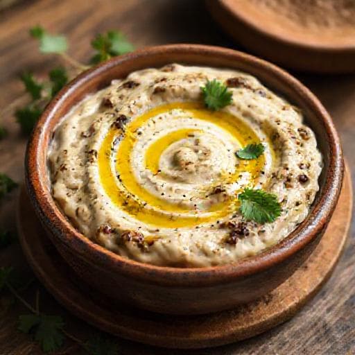 Classic Eggplant and Tahini Dip (Badrijan Salata)