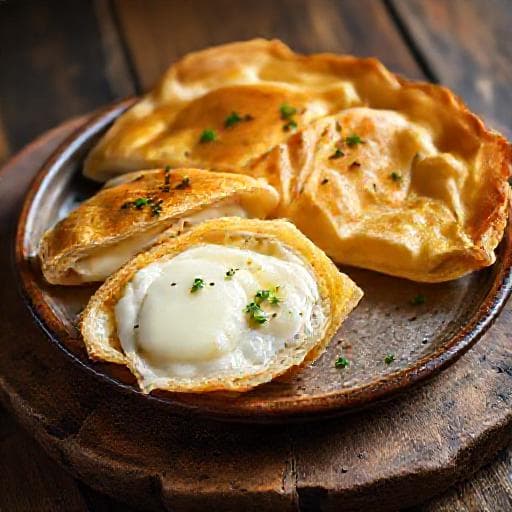 Traditional Bulgarian Banitsa with Sirene