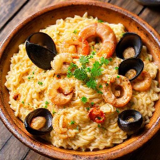 Classic Seafood Risotto (Risotto ai Frutti di Mare)