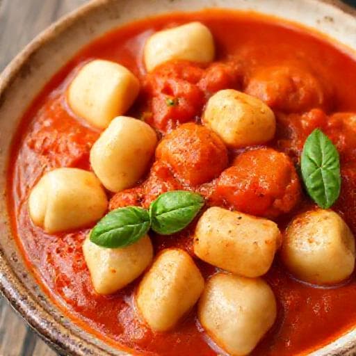 Classic Gnocchi with Simple Tomato Sauce