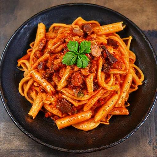 Penne all'Arrabbiata with Pancetta