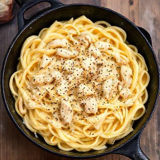 Quick Skillet Chicken Alfredo