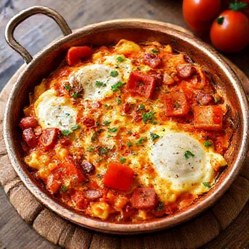 Menemen with Sucuk