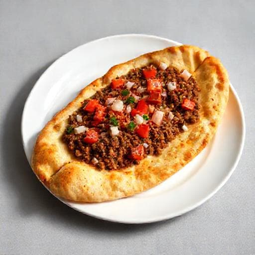 Quick Ground Meat Pide