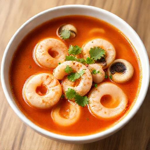 Quick Tom Yum Goong with Shrimp
