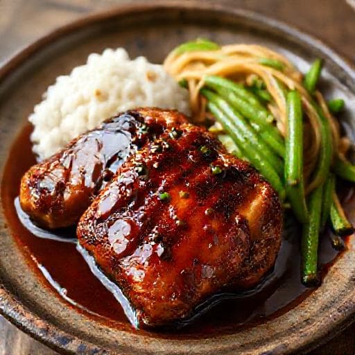 Miso-Glazed Chicken Teriyaki