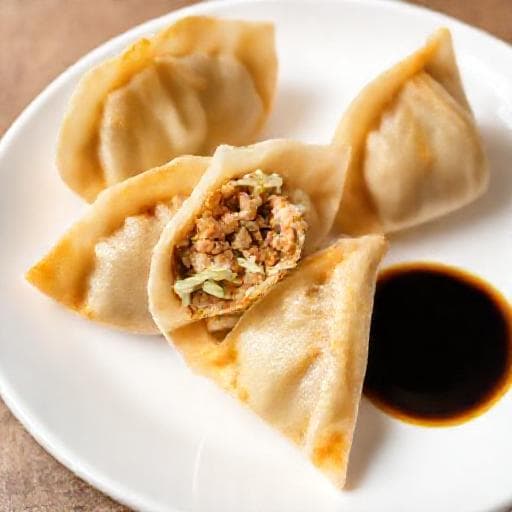 Quick Chicken Gyoza (Simplified)