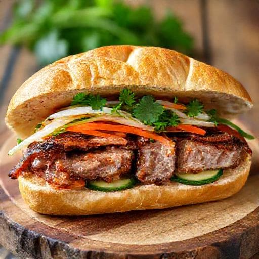 Banh Mi with Classic Grilled Pork