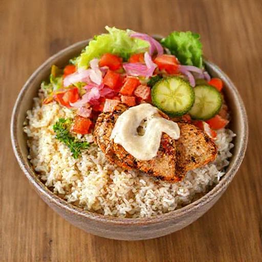 Quick Chicken Shawarma Bowl