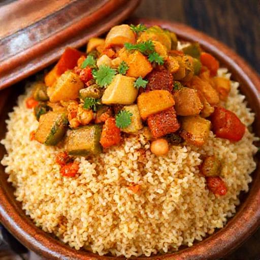 Classic Couscous with Seven Vegetables (Couscous aux Sept Légumes)