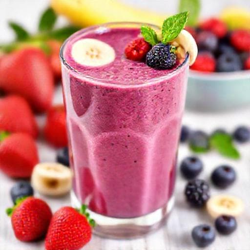 Classic Banana Berry Smoothie