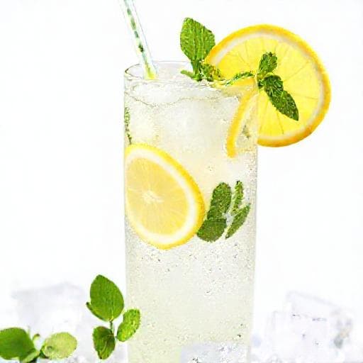 Sparkling Elderflower & Mint Lemonade