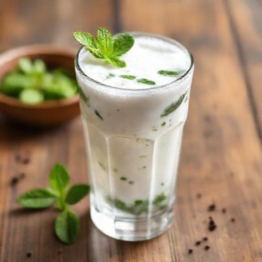 Spiced Ayran with Mint