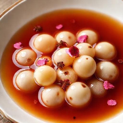 Spiced White Cherry 'Slatko' with Rosewater