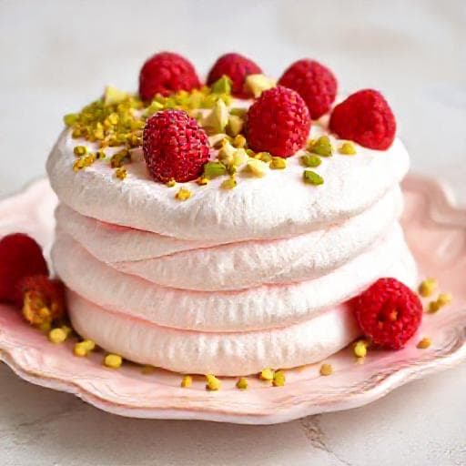 Damki Kapriz with Rose Cream and Pistachios