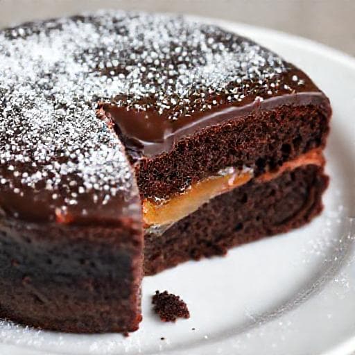 Quick Sachertorte-Inspired Chocolate Cake