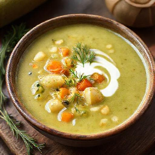 Traditional Bulgarian Zucchini Soup (Супа от тиквички)